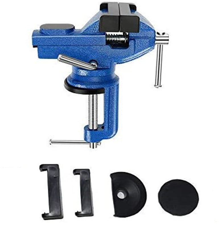đ§ 50 % RABATT NU! đïž Mini universal verktygsskruvstĂ€d â robust gjutjĂ€rn, 360° rotation & starkt grepp â perfekt för hobby, verkstad och garage đ ïž