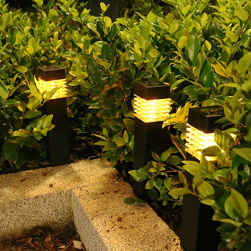 đĄ Solcellsdriven trĂ€dgĂ„rdslampa â utomhuslampa för trĂ€dgĂ„rd, landskap & grĂ€smatta, marksticka