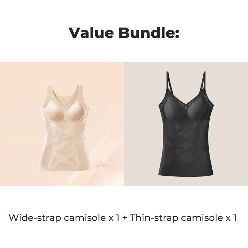 📢📢🔥54 % RABATT !! ✨Sömlös kroppsformande camisole med inbyggd behå