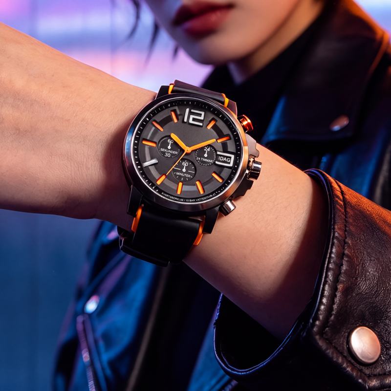 â 50 % RABATT NU! đïž Kvartsur för mĂ€n, ledig stil â sportig kontrastdesign, bekvĂ€m silikonrem & precis kvartsrörelse â perfekt för vardag och Ă€ventyr đ