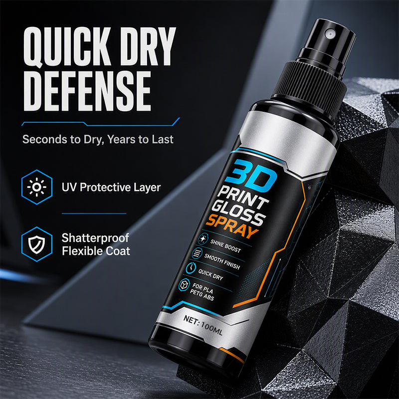 đšïž KĂP 2, FĂ
1 GRATIS! âš 3D-skrivare Glanssspray â Snabbtorkande, minskar lagerlinjer & glansigt â Perfekt för PLA, PETG & ABS â Professionell ytfinish đš