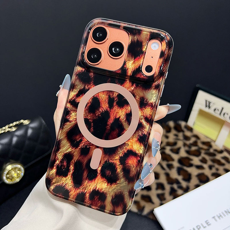 🐆50% RABATT📱 Magnetiskt Leopardmönstrat Mobilskal