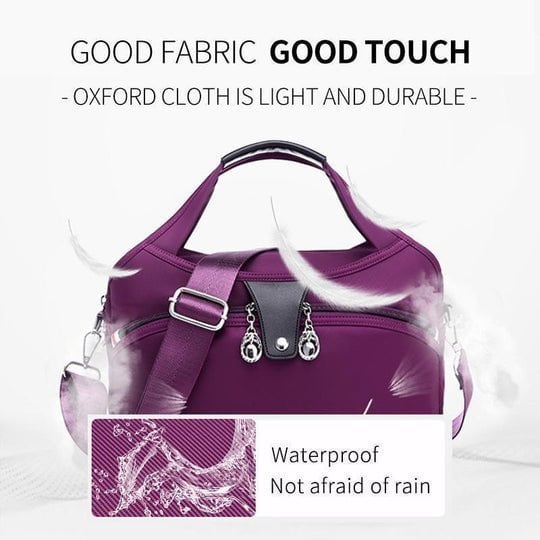 👜 50% RABATT NU! 🔒 Stöldskyddad Modeväska – Multifunktionell & Justerbar Rem – Oxfordduk & Perfekt Present 🎁