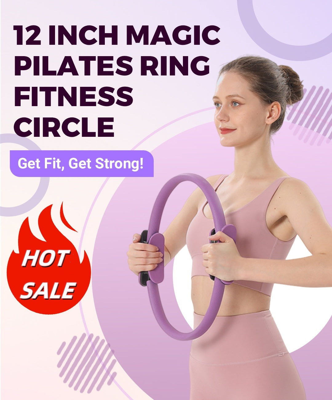 🏆🌸 Forma, stärk och förbättra hållningen – en Pilatesring i ett stycke som passar alla nivåer! 🌿✨ Hållbar och effektiv, perfekt för hemmabruk.