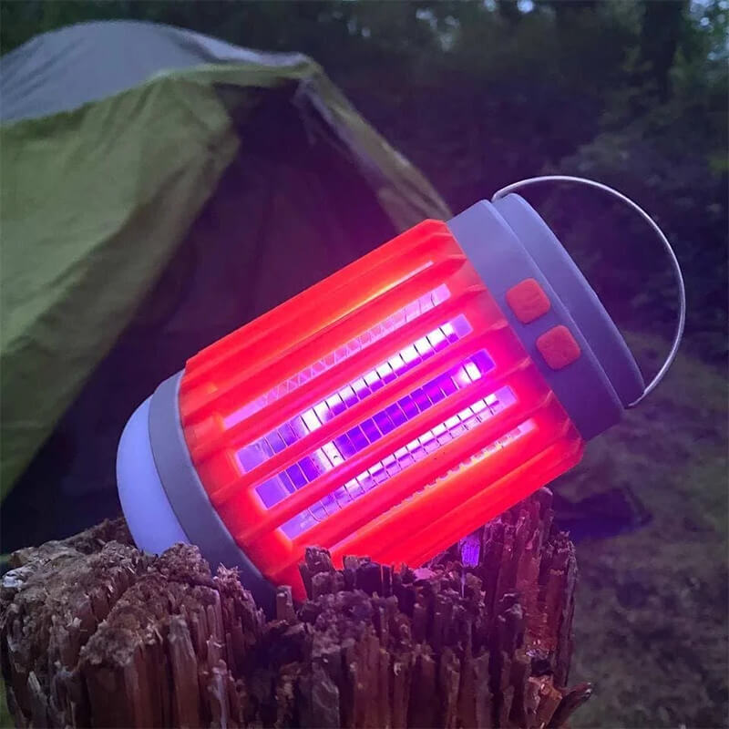 2025 Ny elektrisk chock mygg mygglampa inomhus utomhus USB -laddning myggavvisande myggsläckningslampa