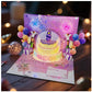 🎵 60% RABATT! 🎂 3D Popup-Musikalisk Födelsedagskort – Lyser, Spelar Sång & Överraskande Popup 🎁