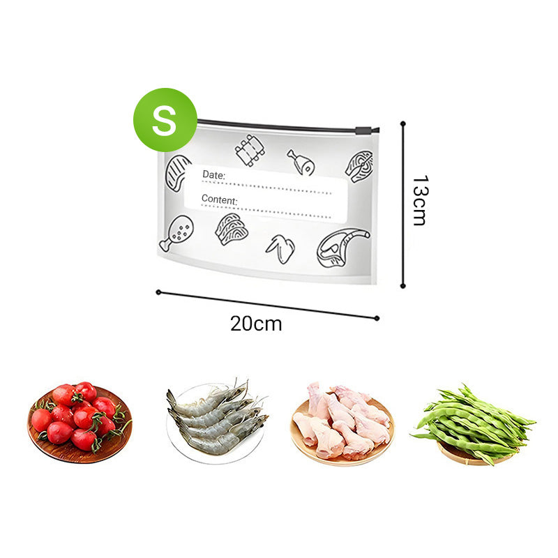🥡Köp mer, få mer gratis🍗Återanvändbara Förslutningsbara Aluminiumpåsar – Frigör Smak, Uppbevarar Färskhet & Perfekt för Matlådor/Grill🍱