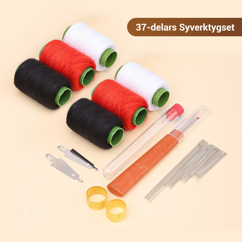🧵 37-delars sömnadsverktygsset – allt du behöver för att skapa och reparera med stil ✂️✨
