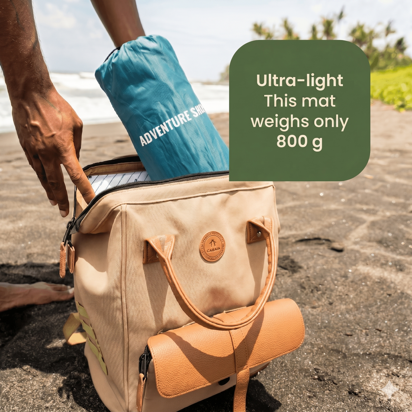 🛏️ 50% RABATT NU! ⛺ Lyxig Ultralätt Liggunderlag – Inbyggd Fotpump & 7,5 cm Tjock – Perfekt för Camping, Vandring & Stranden – Vattentät & Kompakt 🌊