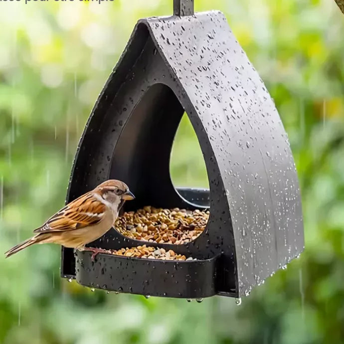 📢 55 % rabatt ⏰ Hängande fågelmatare med tak – Enkel observation, skyddad mat och hållbar design! 🐦🌧️