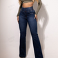 🔥64 % rabatt! ⏰ Högmidjade stretchbyxor med utsvängda ben – förlänger din silhuett, stretchig komfort, elegant stil hela dagen👖✨De första hundra kunderna får en gratis present🎁