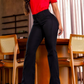 🔥64 % rabatt! ⏰ Högmidjade stretchbyxor med utsvängda ben – förlänger din silhuett, stretchig komfort, elegant stil hela dagen👖✨De första hundra kunderna får en gratis present🎁