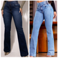 🔥64 % rabatt! ⏰ Högmidjade stretchbyxor med utsvängda ben – förlänger din silhuett, stretchig komfort, elegant stil hela dagen👖✨De första hundra kunderna får en gratis present🎁