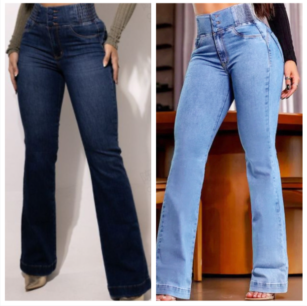 🔥64 % rabatt! ⏰ Högmidjade stretchbyxor med utsvängda ben – förlänger din silhuett, stretchig komfort, elegant stil hela dagen👖✨De första hundra kunderna får en gratis present🎁
