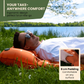 🛏️ 50% RABATT NU! ⛺ Lyxig Ultralätt Liggunderlag – Inbyggd Fotpump & 7,5 cm Tjock – Perfekt för Camping, Vandring & Stranden – Vattentät & Kompakt 🌊