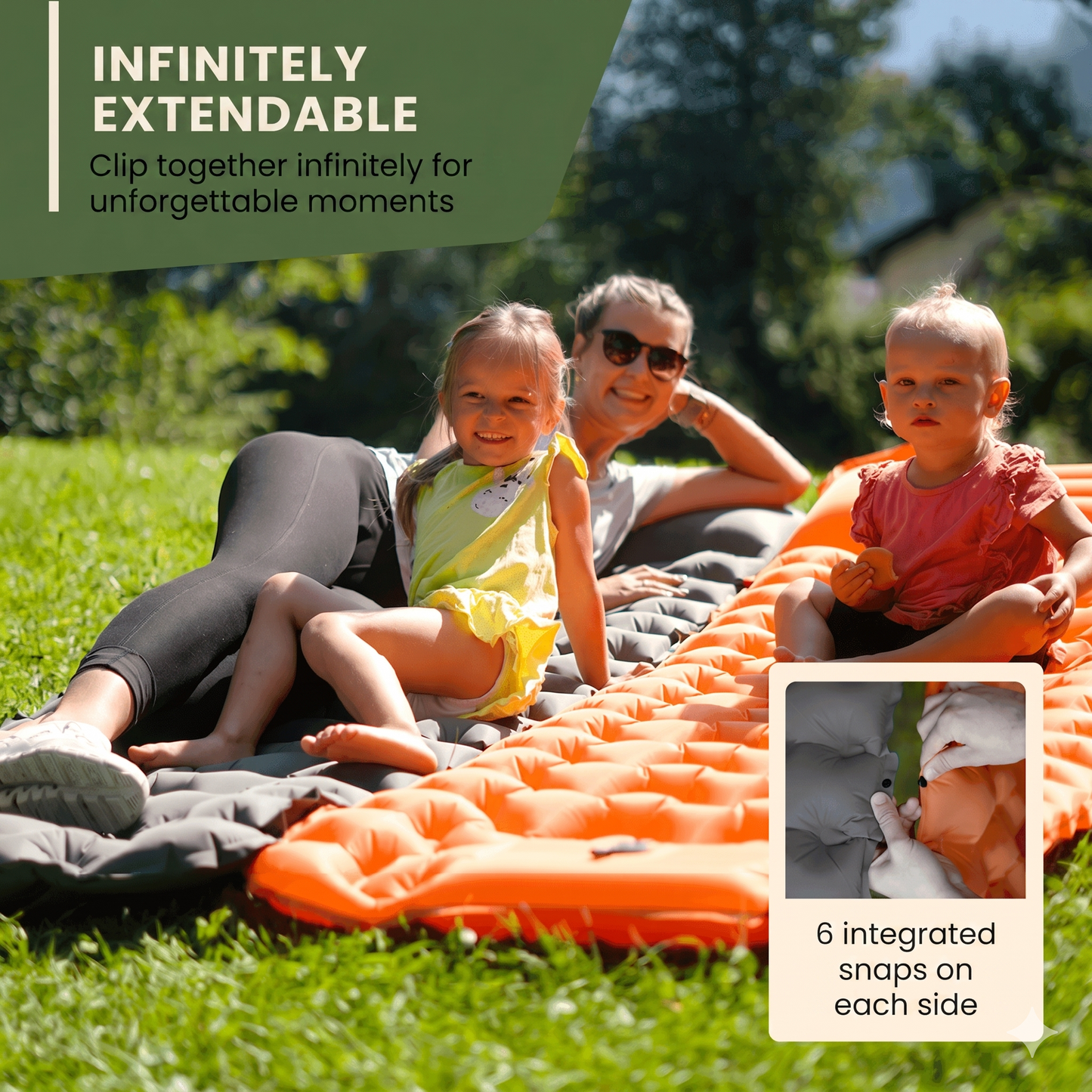 🛏️ 50% RABATT NU! ⛺ Lyxig Ultralätt Liggunderlag – Inbyggd Fotpump & 7,5 cm Tjock – Perfekt för Camping, Vandring & Stranden – Vattentät & Kompakt 🌊