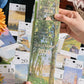 🎨 2026 Vintage oljemålning i europeisk stil, vändbar kalender - 🌼 Glad hela året 🦋