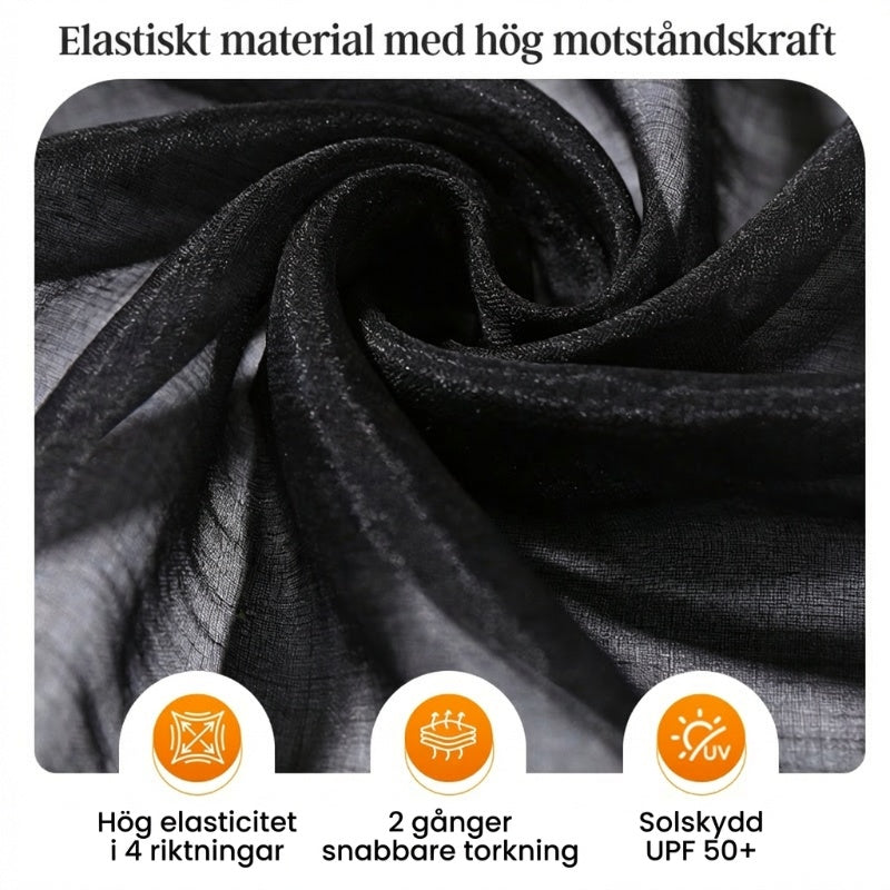 💎 50 % RABATT! 💎 Sexig badklänning för damer – rynkad, figurnära passform, hög midja som slätar ut magen och genomskinliga meshdetaljer 🩱✨