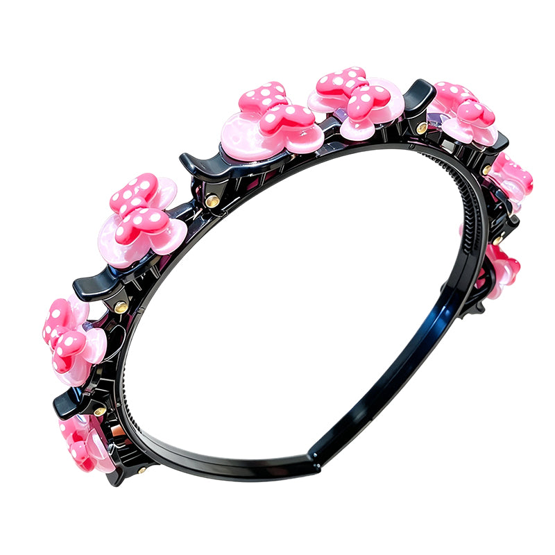 🎀 Köp 1 få 1 gratis! ✨ Söta flätade hårnål – fin dekoration för flickor – mjukt ABS-harts, stadigt grepp & enkel användning – perfekt present till dottern 💝