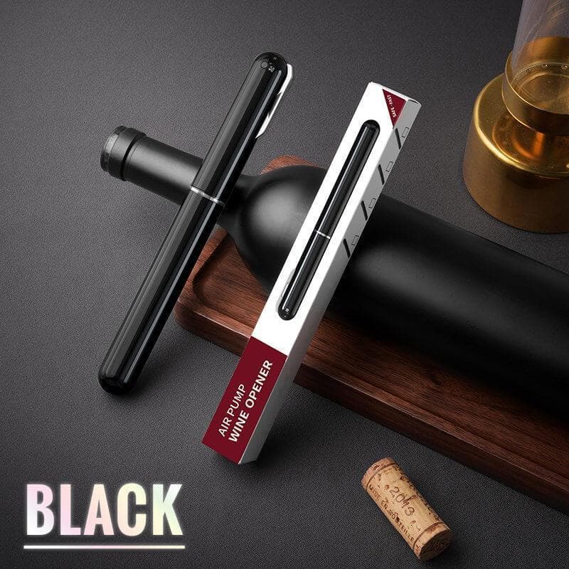 🍷 KÖP 2 FÅ 1 GRATIS! ⚡ Flasköppnare med Luftpump – Öppnar på 3 Sekunder, Stiligt Penn-Design & Inkluderar Tappkran 🔧