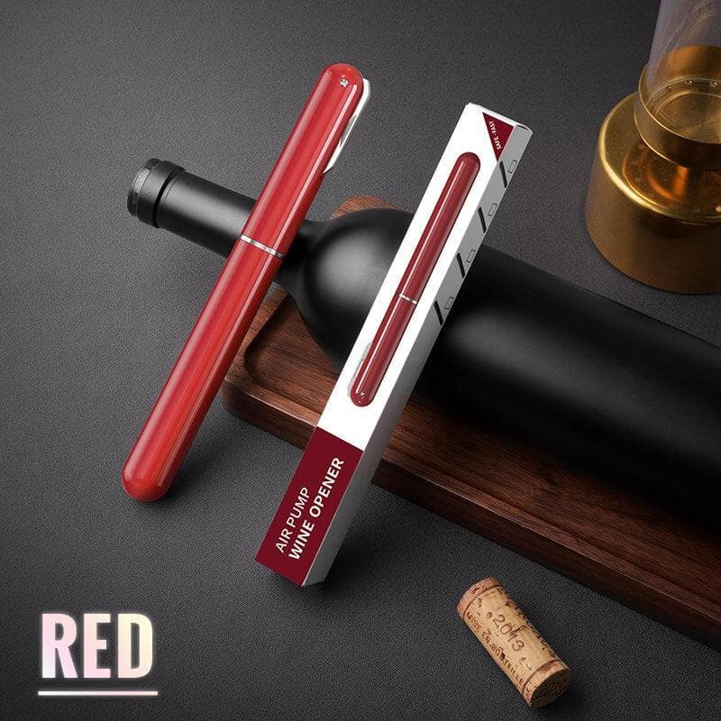 🍷 KÖP 2 FÅ 1 GRATIS! ⚡ Flasköppnare med Luftpump – Öppnar på 3 Sekunder, Stiligt Penn-Design & Inkluderar Tappkran 🔧