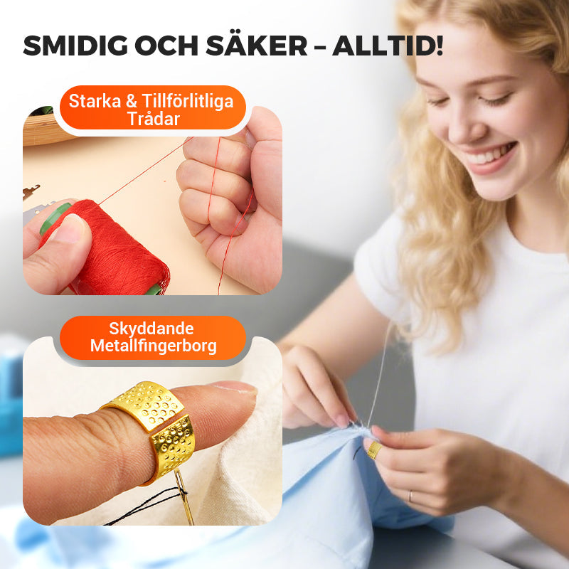 🧵 37-delars sömnadsverktygsset – allt du behöver för att skapa och reparera med stil ✂️✨