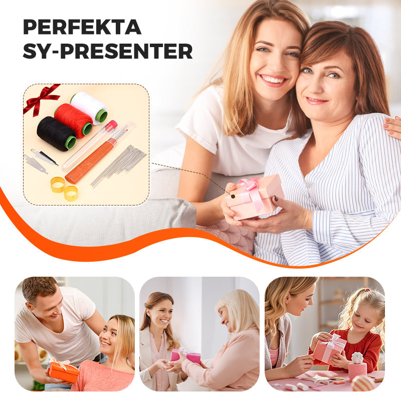 🧵 37-delars sömnadsverktygsset – allt du behöver för att skapa och reparera med stil ✂️✨