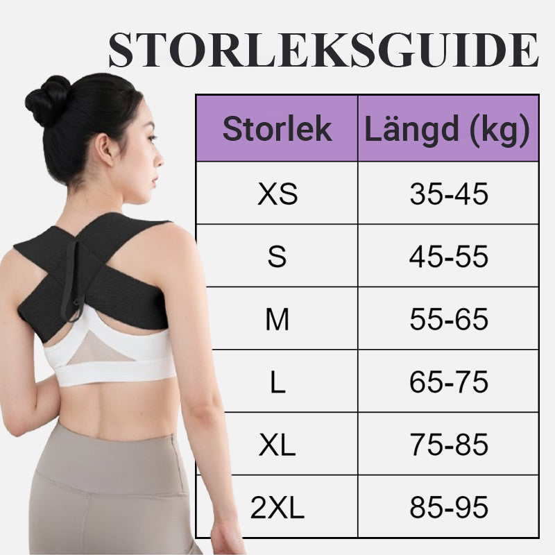 ⏰ Endast nu 50% rabatt!✨Universell Hållningskorrigerare – Din Osynliga Ryggstöd