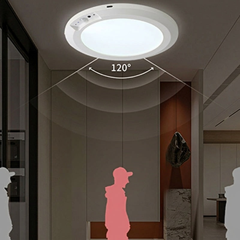 💡 50% RABATT NU! 🧲 Rörelsesensor LED Taklampa – Automatisk, Magnetisk & USB Uppladdningsbar – Röststyrning, 120° Detektering, 30s Auto-Off ✨