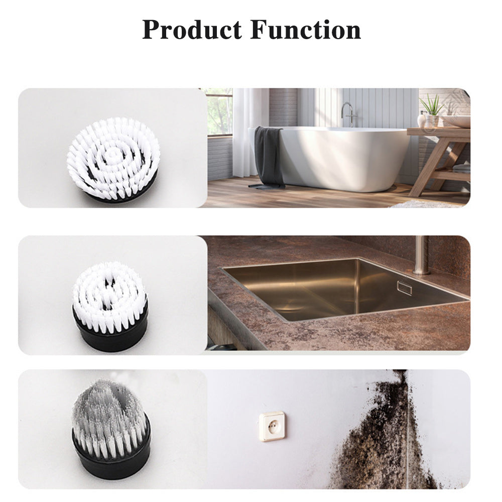 🧽 50 % RABATT! ⚡ Elektrisk roterande rengöringsborste – 7 utbytbara huvuden, 300 RPM & IPX5 vattentät, perfekt för badrum, kök & kakel 🛁