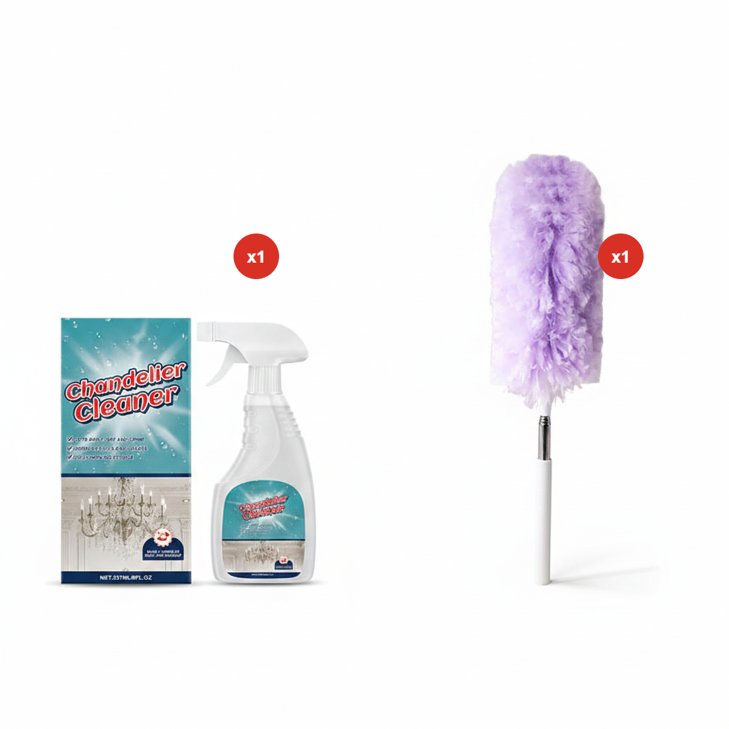 💡50 % RABATT🧼 Rengöringsspray för belysningsarmaturer | Effektiv fläckborttagning · Skonsam mot alla material och lämnar inga rester · Skyddar metall mot rost · Passar ljuskronor och dekorativa lampor