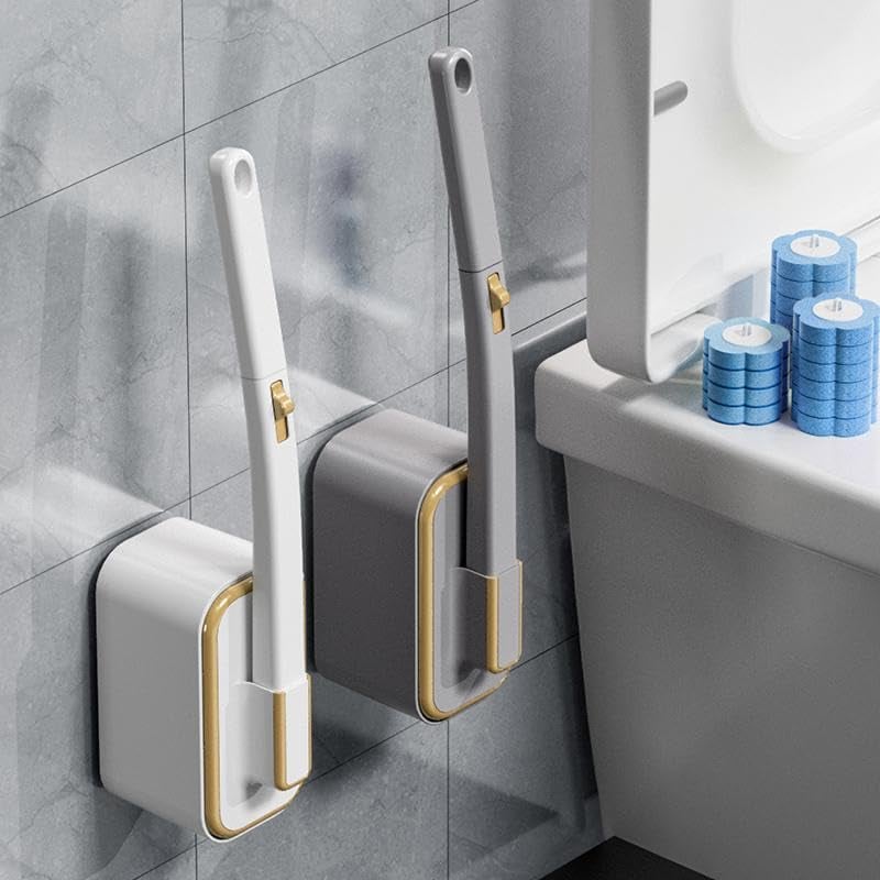 🔥NYÅRSREA!!⚡ÖVER 50 000 SÅLDA!🚽💦Engångsersättning för innovativt toalettborstset för väggmontering✨