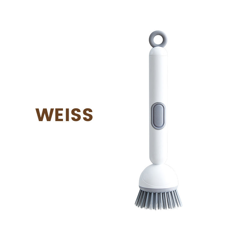🍳 60 % rabatt! 🧼 Långhandlad roterande rengöringsborste💗 – grundlig rengöring, ryggvänlig, idealisk för bestick 💦