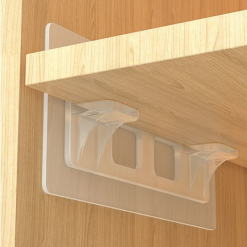 🧺 50% RABATT! 🏠 Garderobshylla Väggfäste (16 st) – Stabilt, enkelt att montera & mångsidigt – Perfekt för kläder, väskor & accessoarer i garderoben ✨