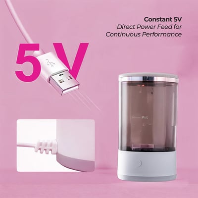 💖 60% RABATT! ✨ AUTOMATISK SMINKBORSTETVÄTT - Djuprengöring på 3 Minuter, Bärbar & Tyst Drift, USB-laddning för Resor och Hemmabruk 🌸🚿