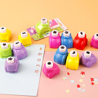 ✂️ KÖP 2 FÅ 1 GRATIS! 🎨 DIY-pappersstansset för barn – skapa roliga former (stjärnor/hjärtan/djur) för pyssel och scrapbooking 🧒✨