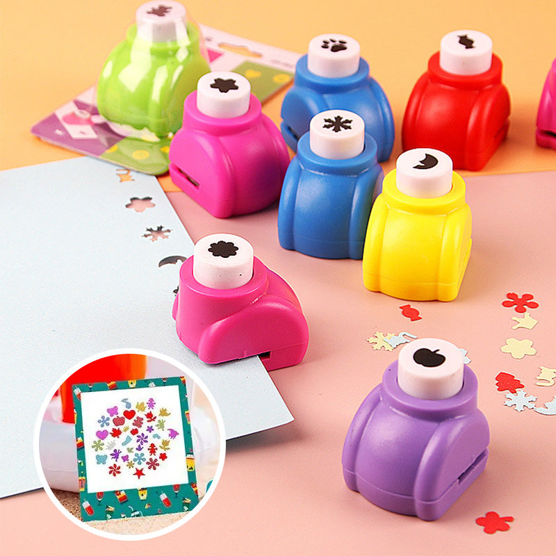 ✂️ KÖP 2 FÅ 1 GRATIS! 🎨 DIY-pappersstansset för barn – skapa roliga former (stjärnor/hjärtan/djur) för pyssel och scrapbooking 🧒✨
