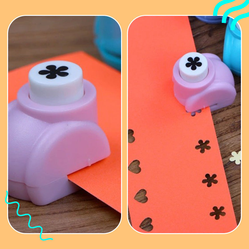 ✂️ KÖP 2 FÅ 1 GRATIS! 🎨 DIY-pappersstansset för barn – skapa roliga former (stjärnor/hjärtan/djur) för pyssel och scrapbooking 🧒✨