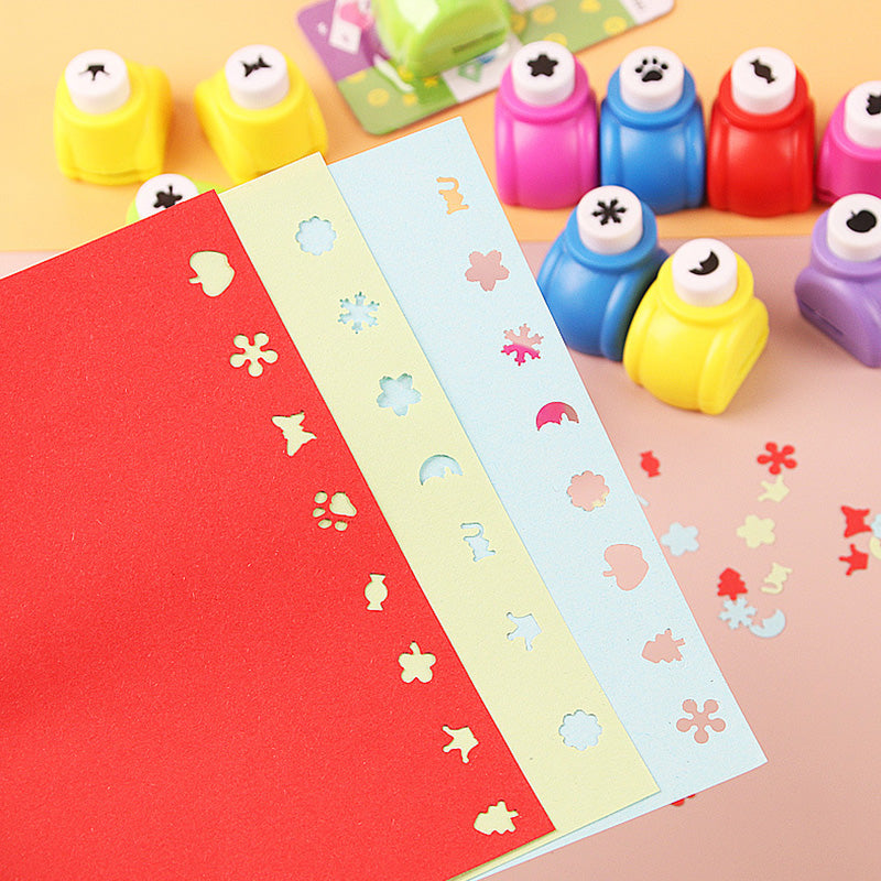 ✂️ KÖP 2 FÅ 1 GRATIS! 🎨 DIY-pappersstansset för barn – skapa roliga former (stjärnor/hjärtan/djur) för pyssel och scrapbooking 🧒✨