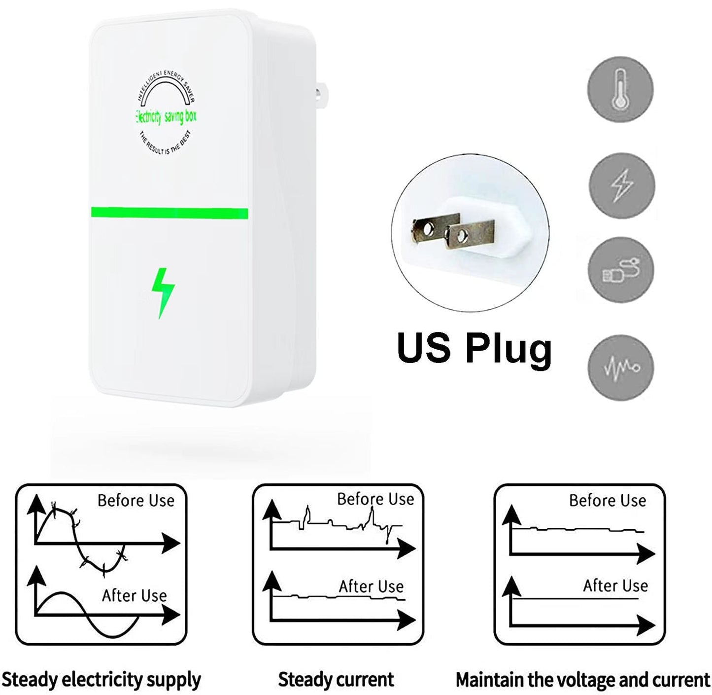 🏠⚡ 30 kW energisparande enhet: Stabil strömförsörjning, sänker din elräkning med upp till 40 % 💰🔌 Premiumkvalitet och effektivitet. Nu med 1+1 gratis-kampanj.