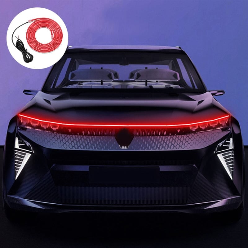 🚗 50% RABATT NU! ✨ Dynamiskt Skanning HoodBeam-kit - Mjuka och Hypnotiska Ljuseffekter för en Unik Bilupplevelse 🌟🔧