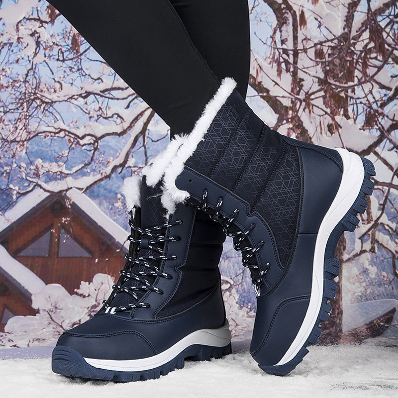 📢 57 % rabatt!!!🔥 Vattentäta och ultravarma vinterstövlar för kvinnor – eleganta, halkfria och andningsbara! ❄️👢