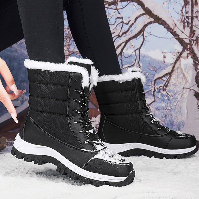 📢 57 % rabatt!!!🔥 Vattentäta och ultravarma vinterstövlar för kvinnor – eleganta, halkfria och andningsbara! ❄️👢