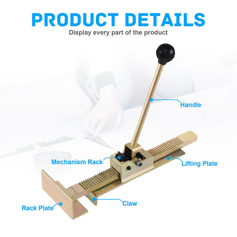📐 50 % RABATT NU! 🛠️ Professionell spärrdomkraft för trägolv – exakt plankjustering, ergonomiskt grepp & hållbar – perfekt för golvläggning 🏠