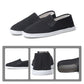 Unisex andningsbara tusenlagers slip-on tyg arbetsskor