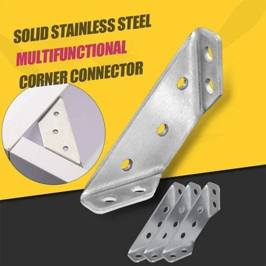 🔩 50 % RABATT NU! 🪑 Universal hörnanslutning för möbler i rostfritt stål – stabil, hållbar & trapetsformad – perfekt för möbelreparation och förstärkning 🛠️