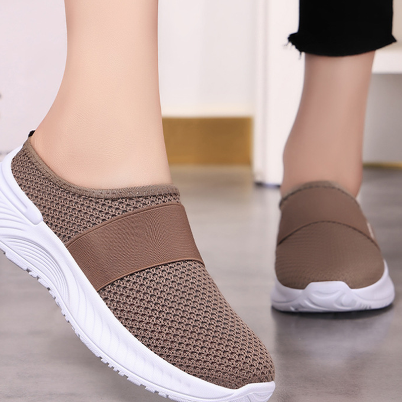 👟 50% RABATT NU! ☁️ Dam moln komfort slip-ons – Andningsbart nät & anti-halk sula – Lättviktiga gåskor – mühelösa casual sneakers 🚶‍♀️
