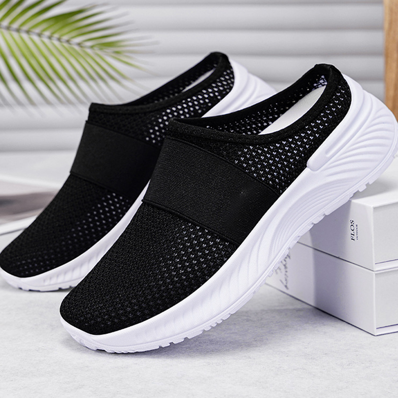 👟 50% RABATT NU! ☁️ Dam moln komfort slip-ons – Andningsbart nät & anti-halk sula – Lättviktiga gåskor – mühelösa casual sneakers 🚶‍♀️