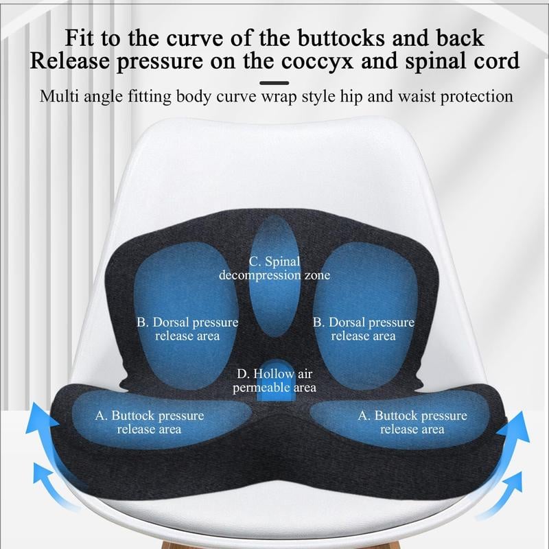 🚗50% RABATT!💺 ERGONOMISK BILSTOL – KÖR I KOMFORT HELA DAGEN! ✨ Halkfri minnesskumsits – Formar sig efter din kropp
