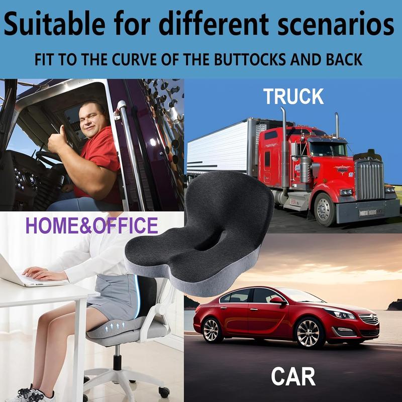 🚗50% RABATT!💺 ERGONOMISK BILSTOL – KÖR I KOMFORT HELA DAGEN! ✨ Halkfri minnesskumsits – Formar sig efter din kropp